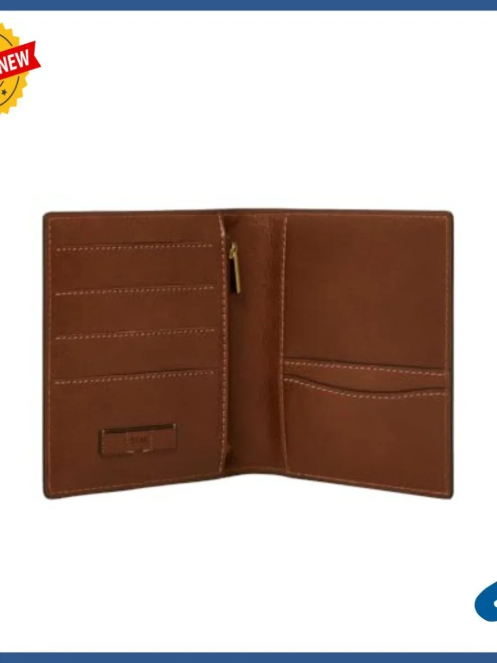 Genuine Leather Passport Case Wallet with Card Slots Travel Organizer